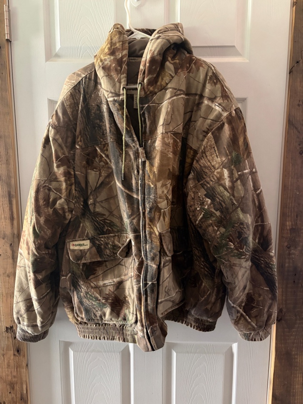 Gander Mountain Realtree Camo Hooded Puffer Jacket - Brown Green